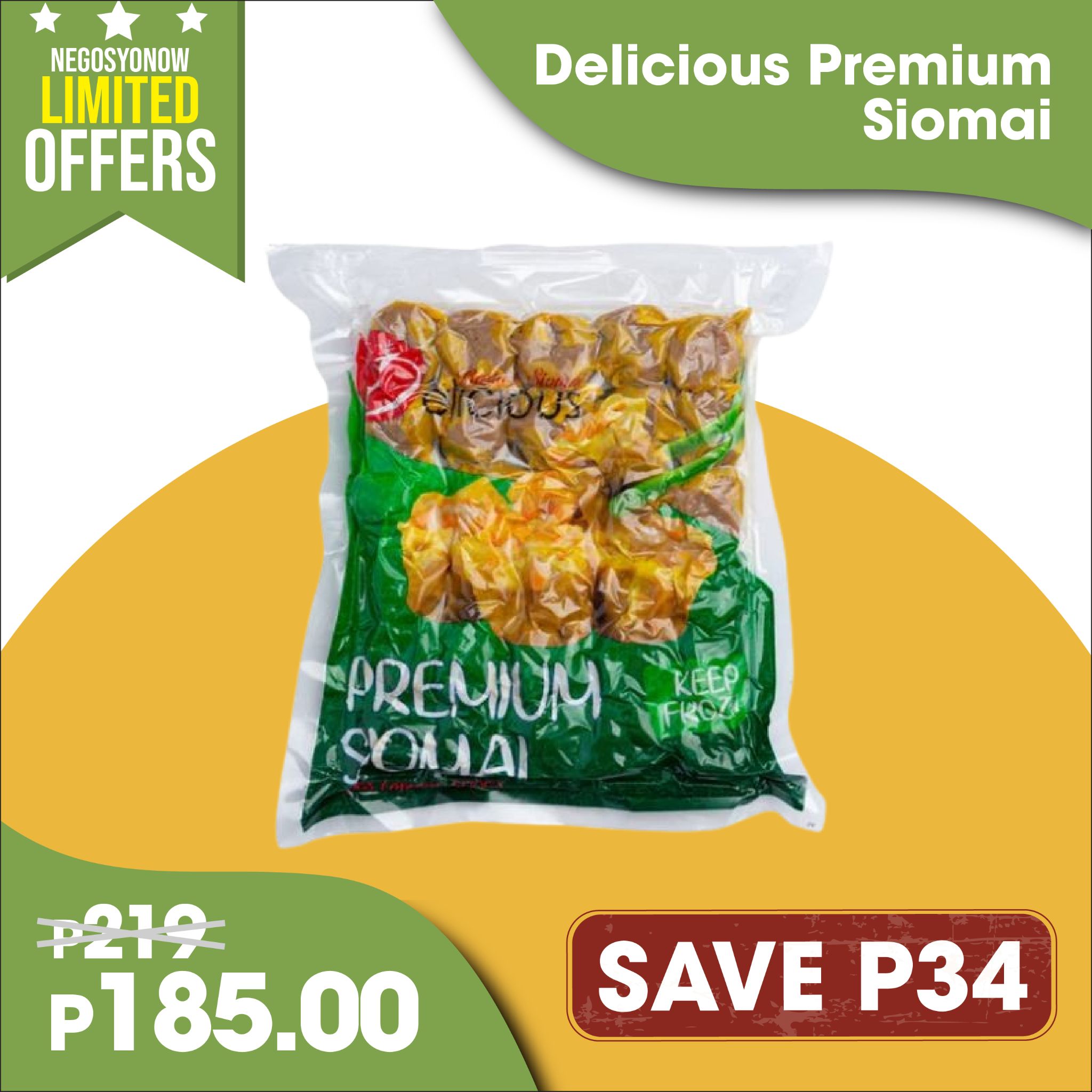 Delicious Premium Siomai 30s x 500g